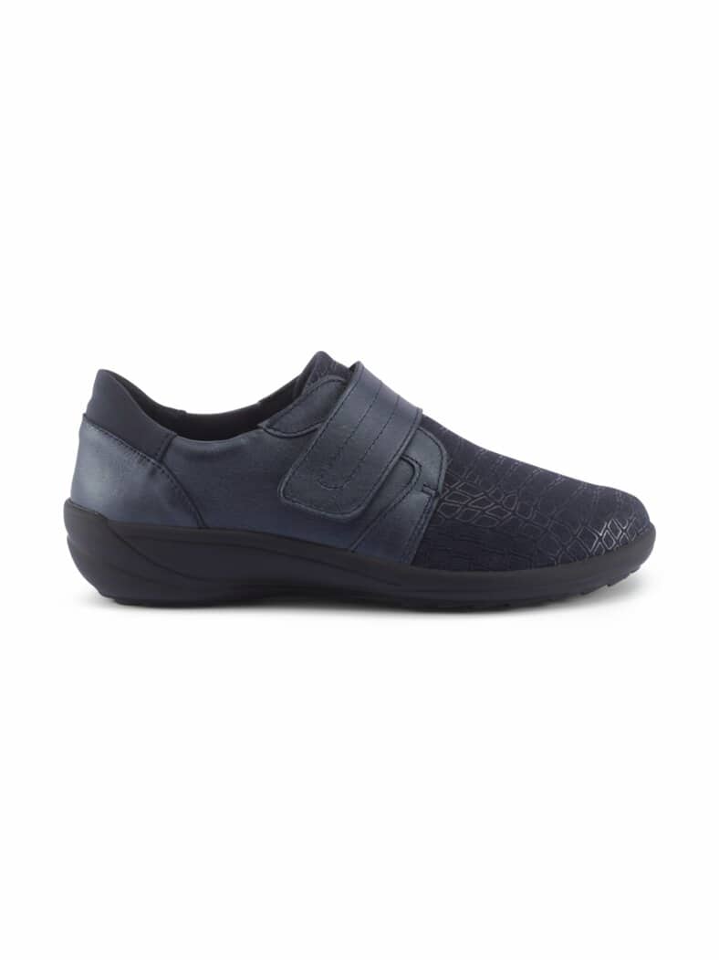 Hallux-Klettslipper Supersoft Blau