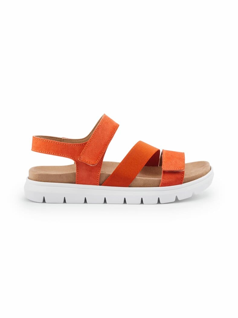 Hallux-Klettsandale Supersoft Orange
