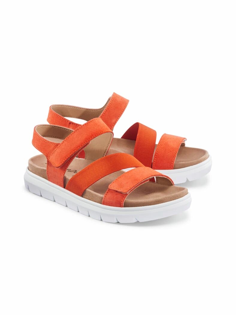 Hallux-Klettsandale Supersoft Orange