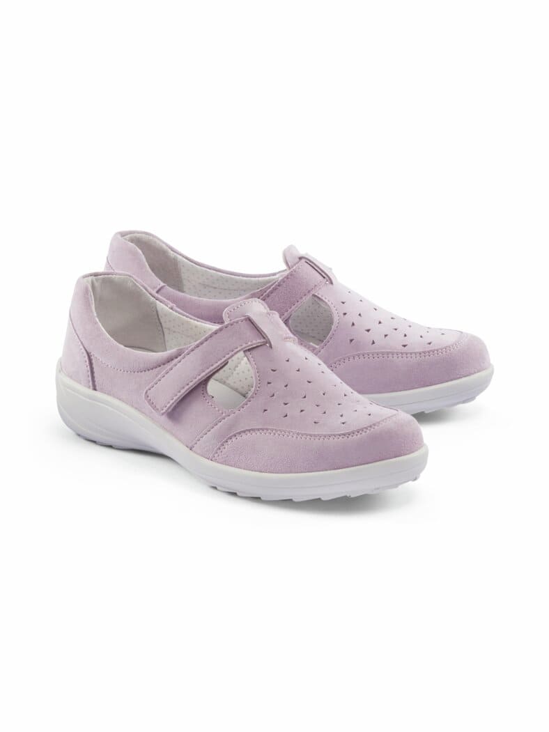 Hallux-Klett-Slipper Extraweit Flieder