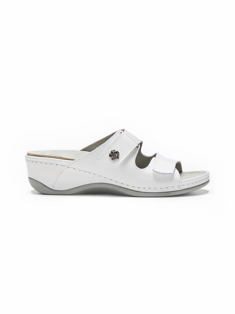 Klett-Pantolette-Memory Weiß