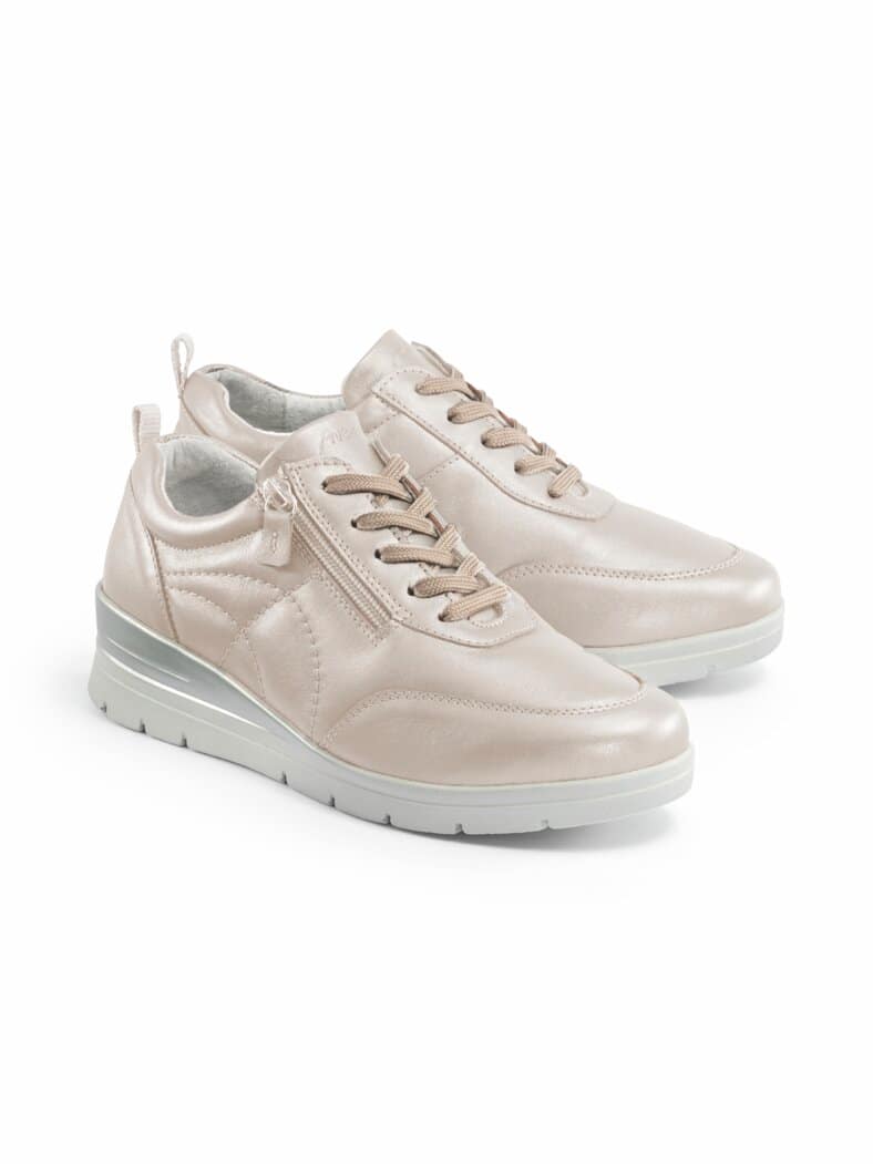 Bequem-Schnürer sensitiv Beige Metallic