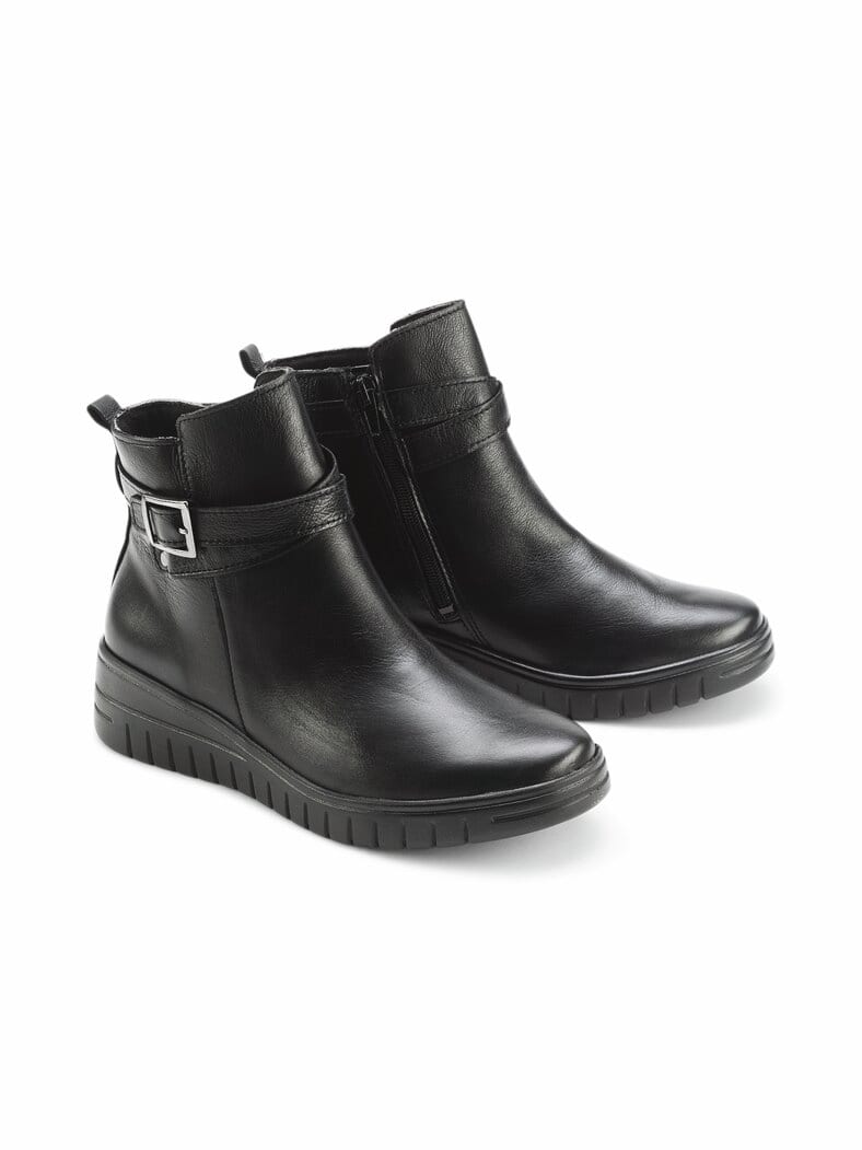 Hallux-Soft-Stiefelette Schwarz