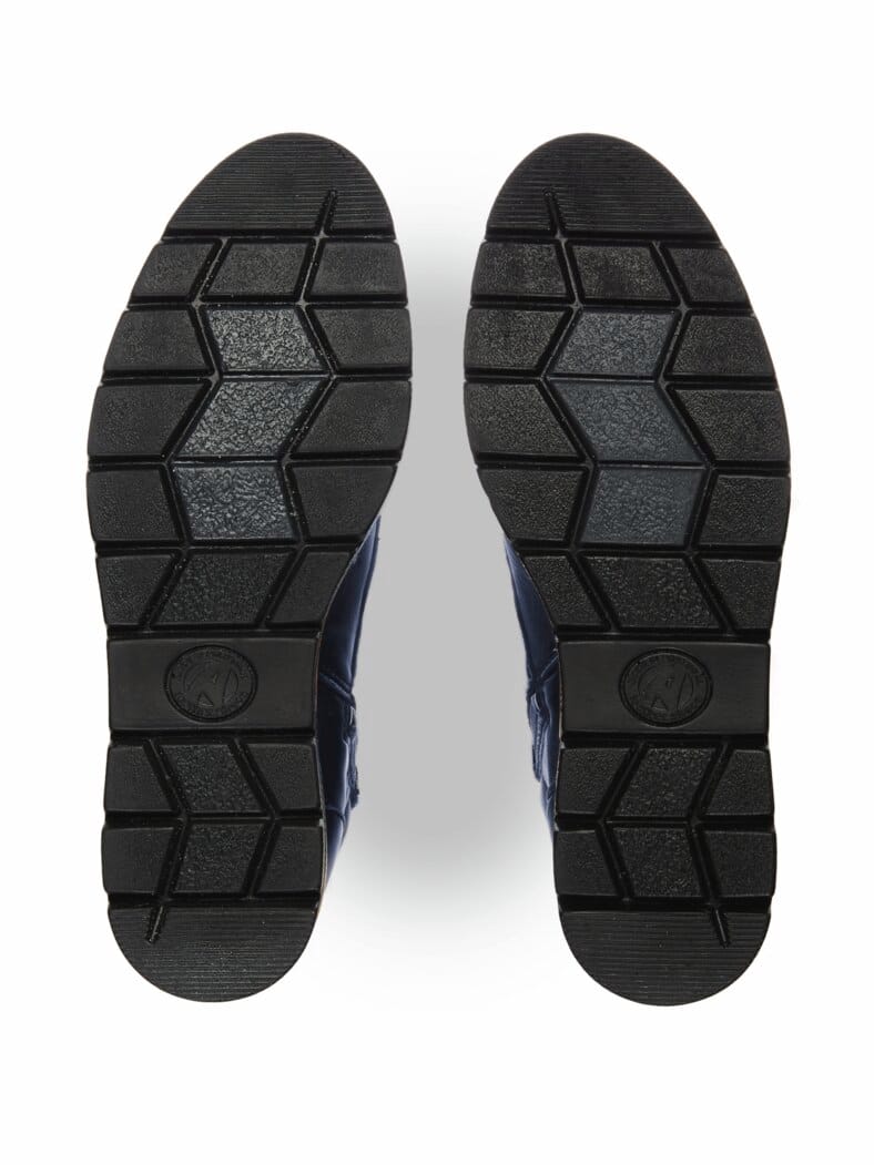 Hallux-Reißverschluss-Bootie Marine