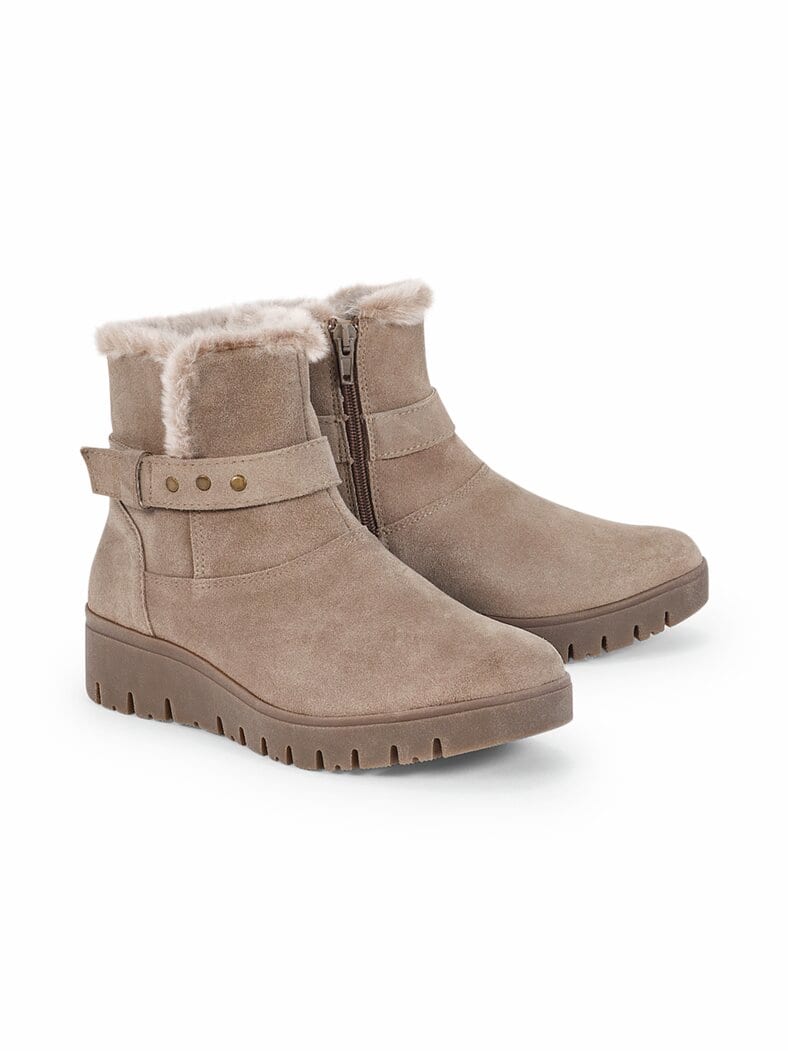 Thermo-Bootie Rutschsicher Beige