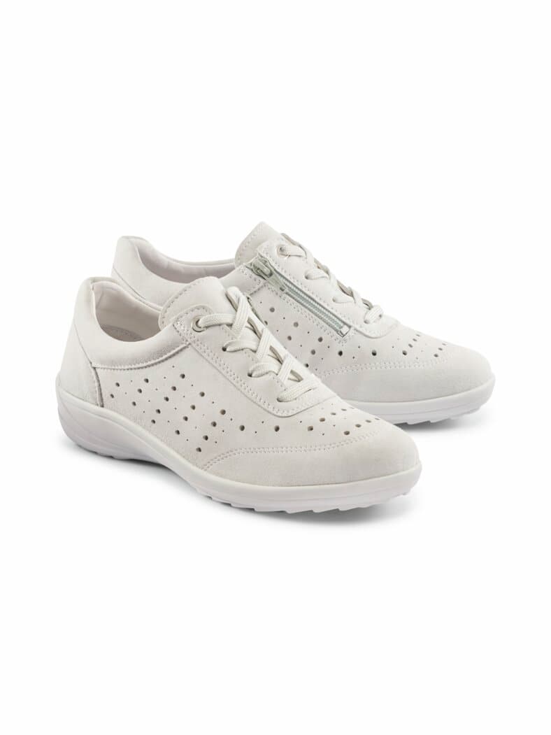 Hallux-Schnürer Weitenkomfort Offwhite