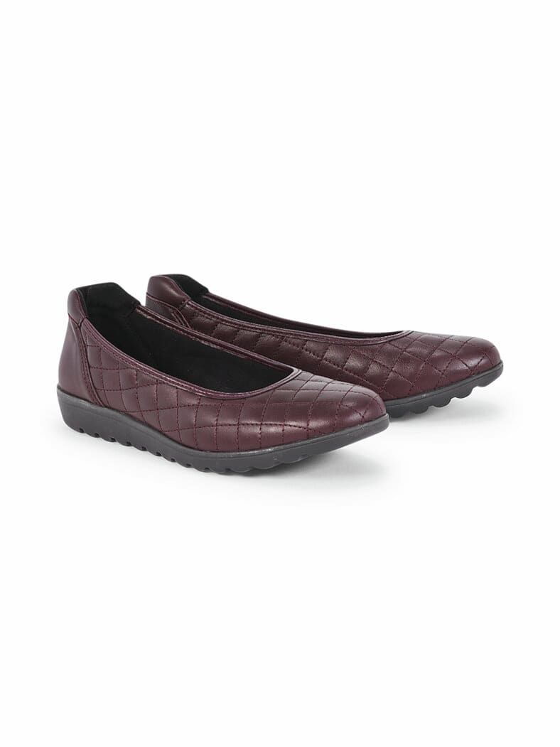 Hallux-Ballerina Karopolsterung Bordeaux