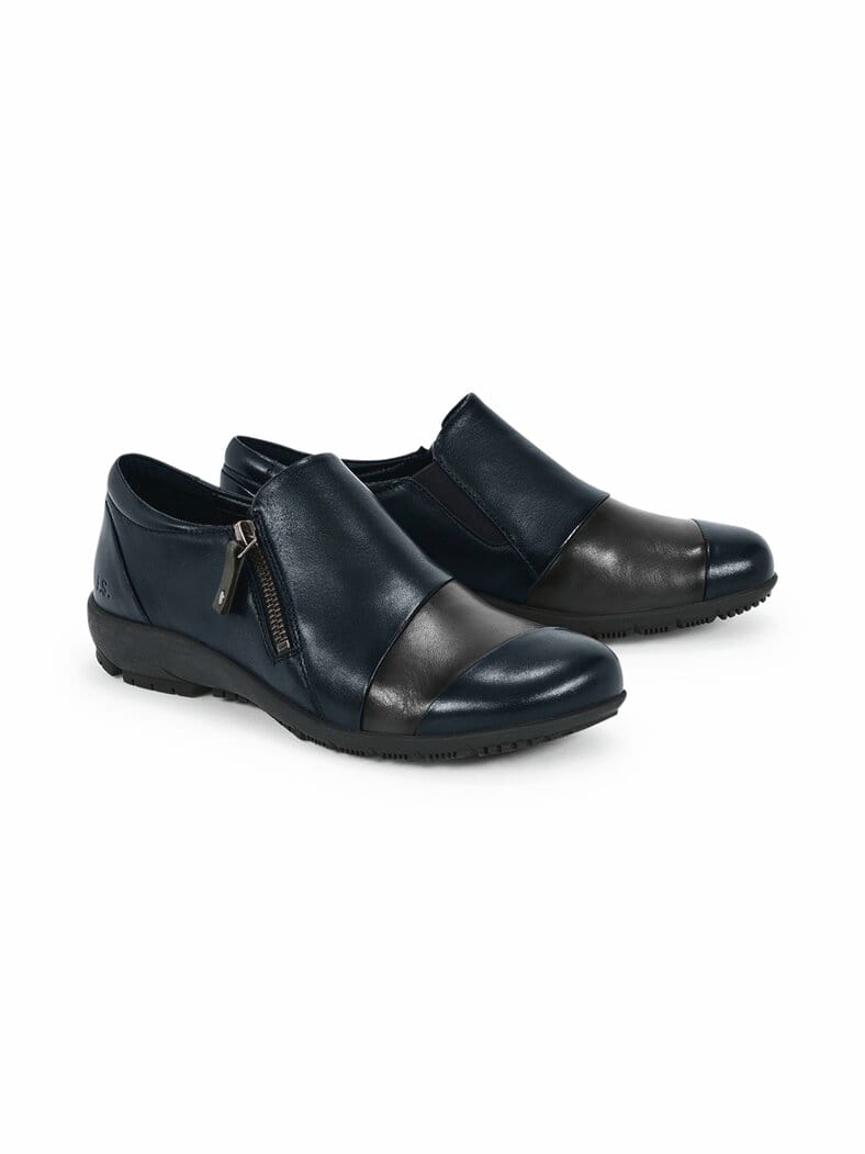 J.Seibel-RV-Slipper flexibel Blau-Grün
