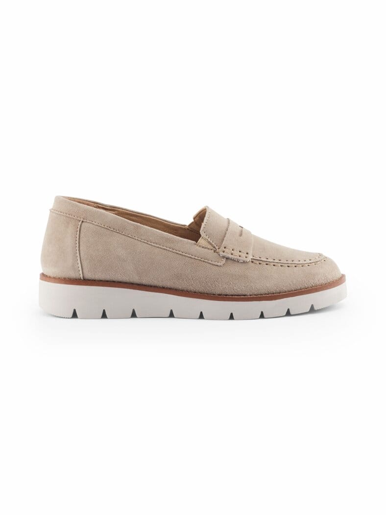 Hallux-Loafer Trittsicher Taupe