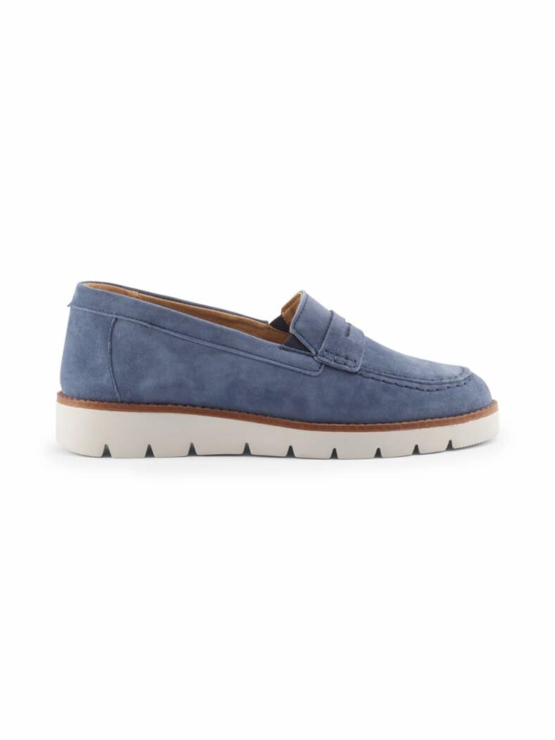 Hallux-Loafer Trittsicher Blau