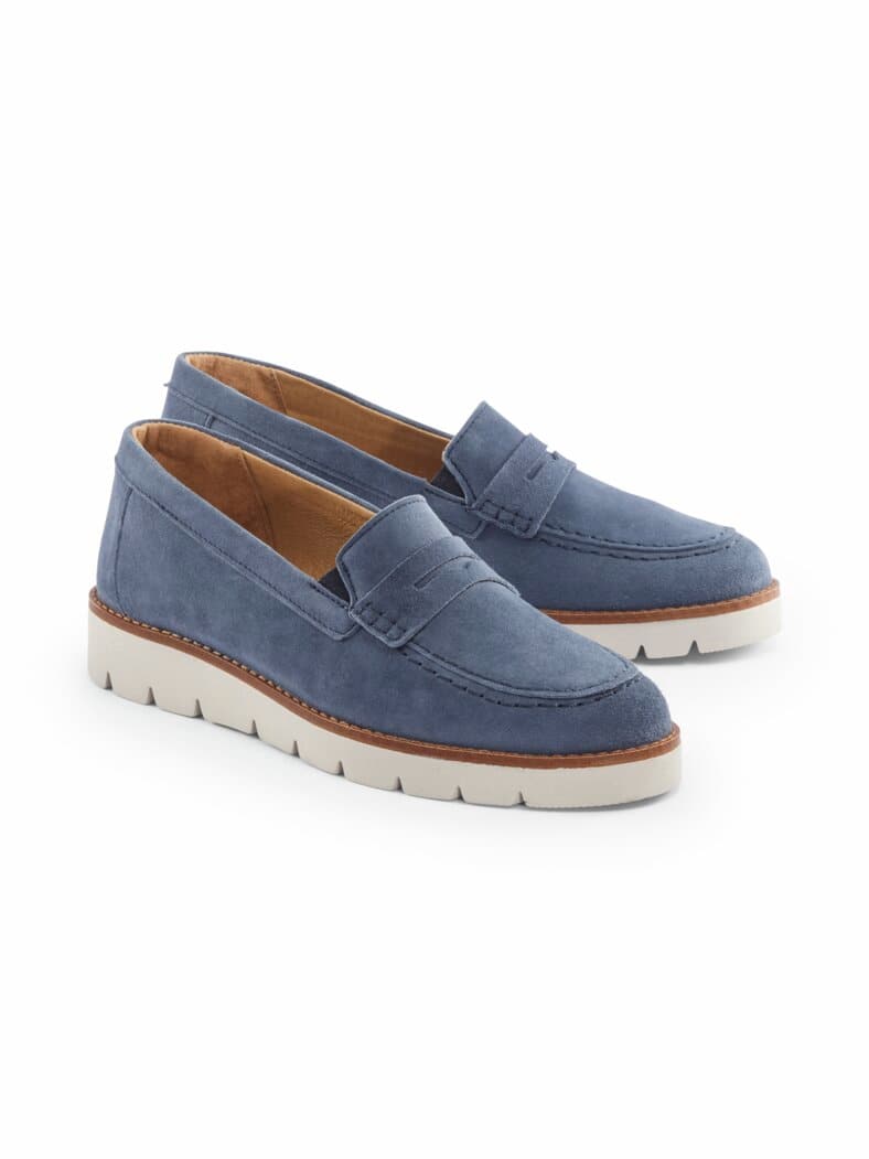 Hallux-Loafer Trittsicher Blau