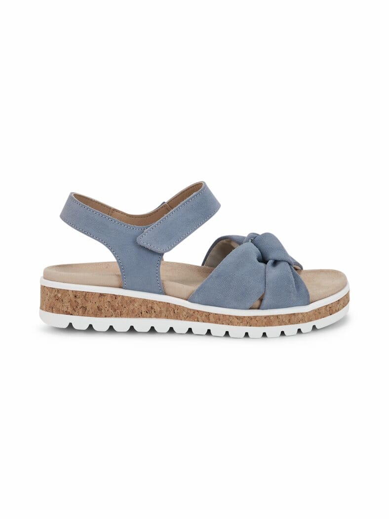Hallux-Sandale Softschleife Taubenblau