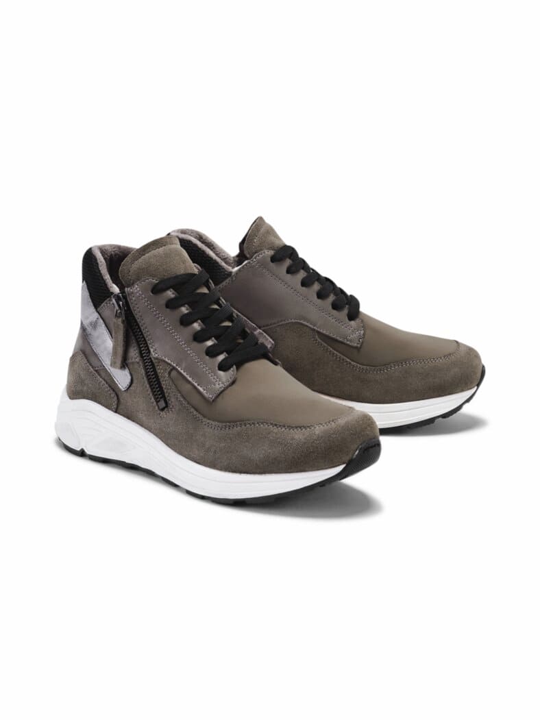 Hallux-Schnürer Stretchkomfort Grau