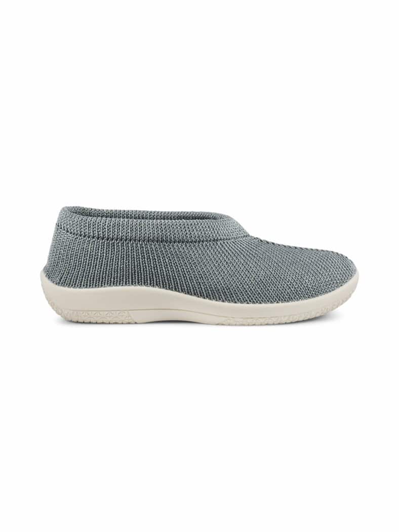 Hallux-Softslipper Strick Grau