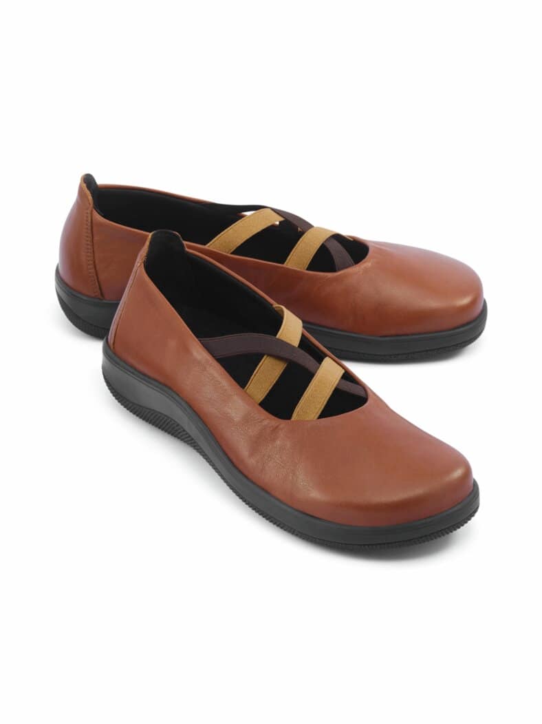 Freizeit Ballerina Naturform Cappuccino