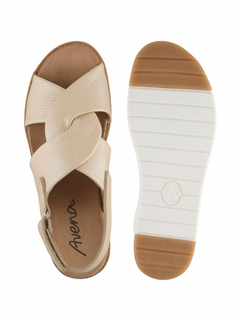 Hallux-Hirschleder Sandale Soft Beige