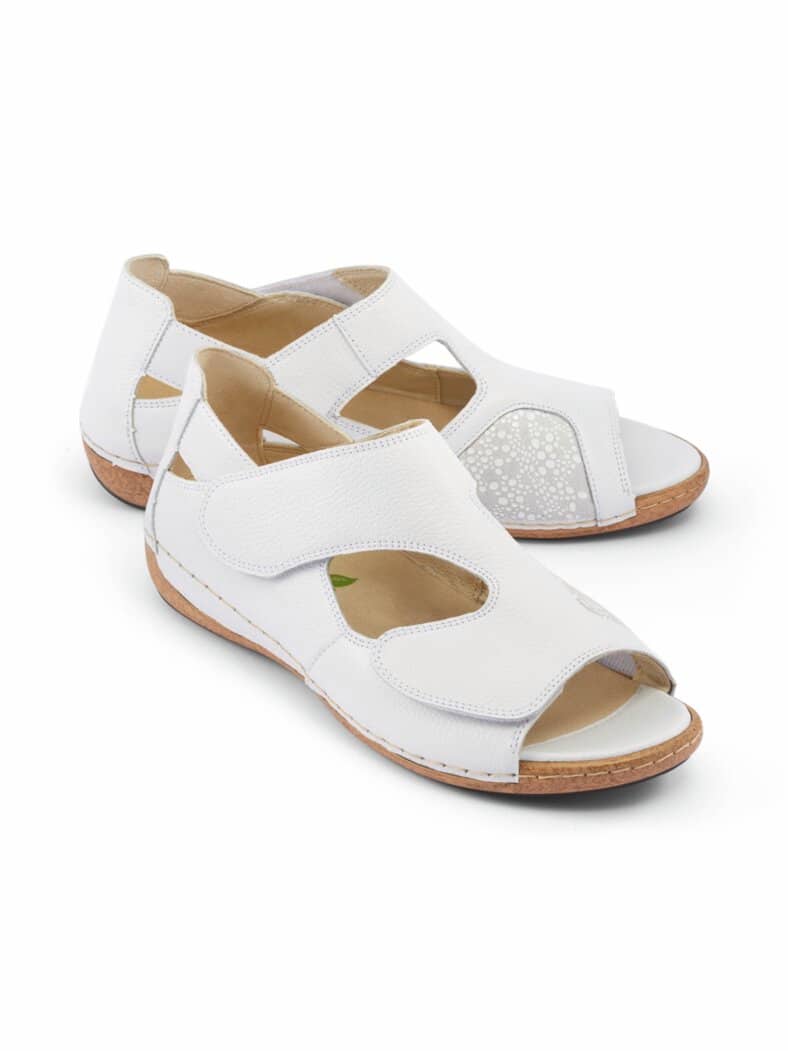 Waldläufer-Hallux Sandalenschuh Weiß
