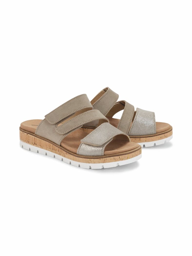 Hallux-Pantolette Klett Trio Khaki