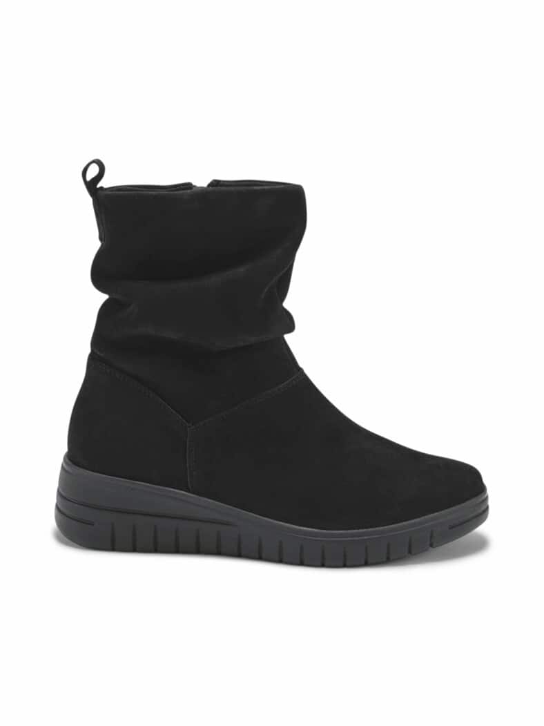 Hallux-Soft Stiefelette Luftpolster Schwarz