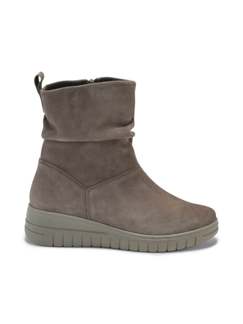 Hallux-Soft Stiefelette Luftpolster Taupe