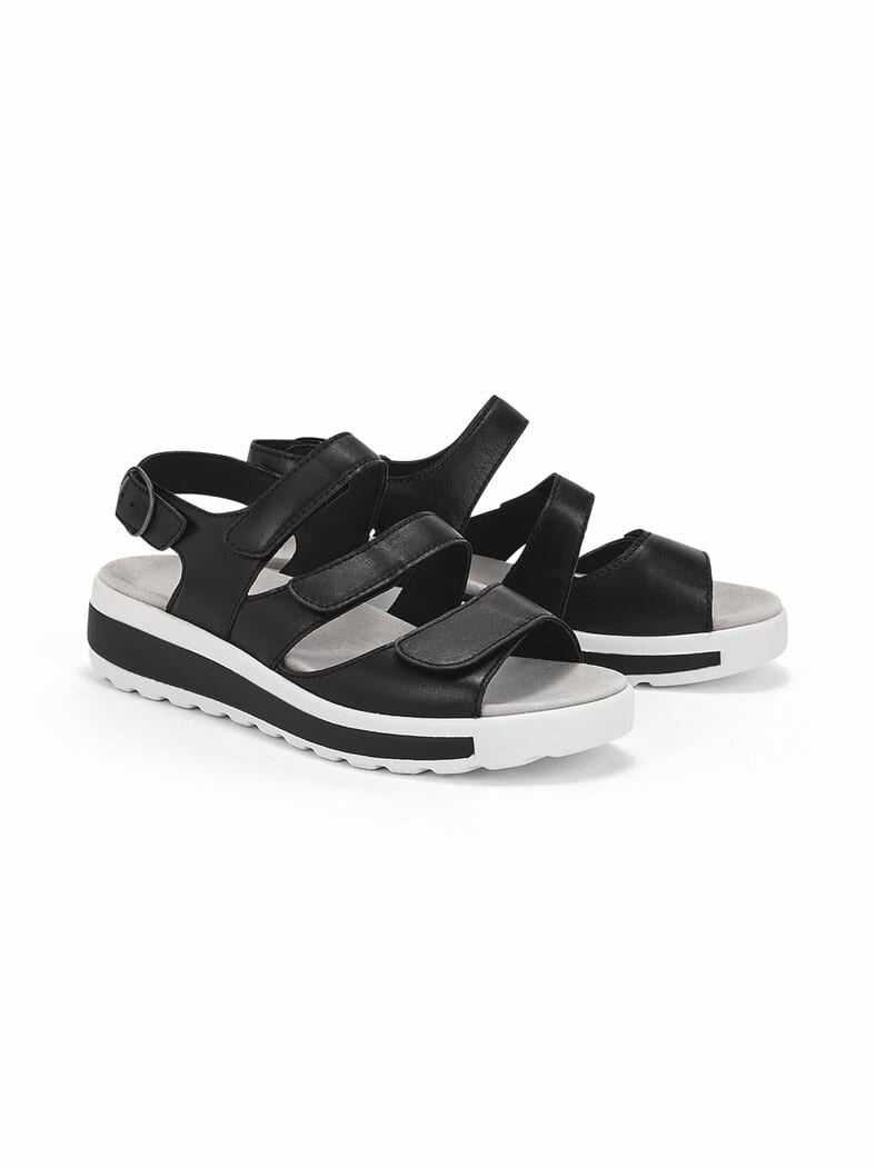Semler-Sandale Komfortplus Schwarz