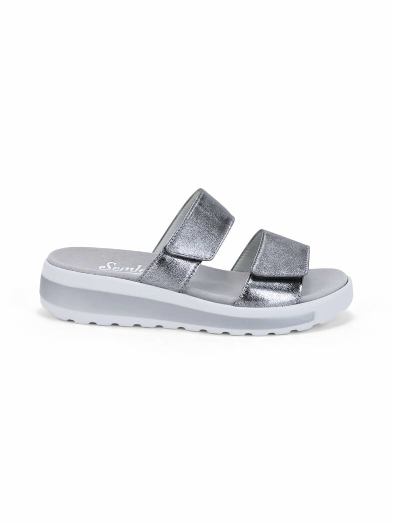 Semler-Pantolette Komfortplus Silber