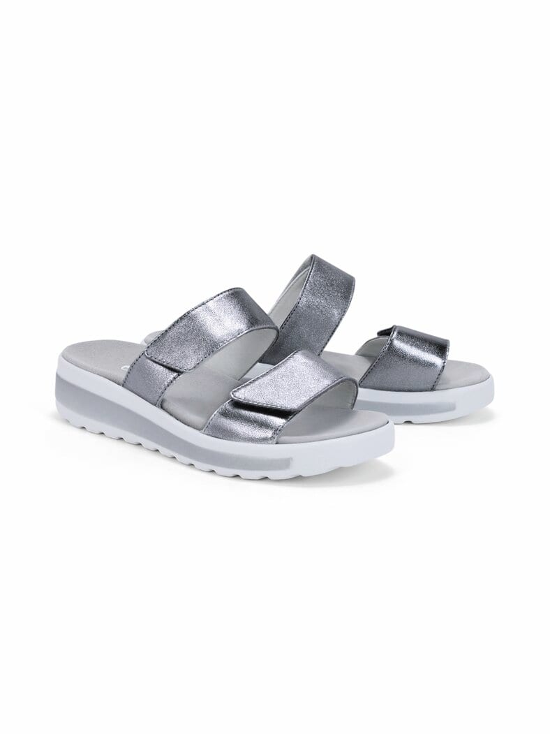 Semler-Pantolette Komfortplus Silber