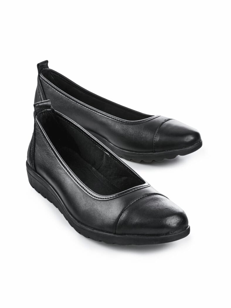 Hallux-Ballerina Extraleicht Schwarz