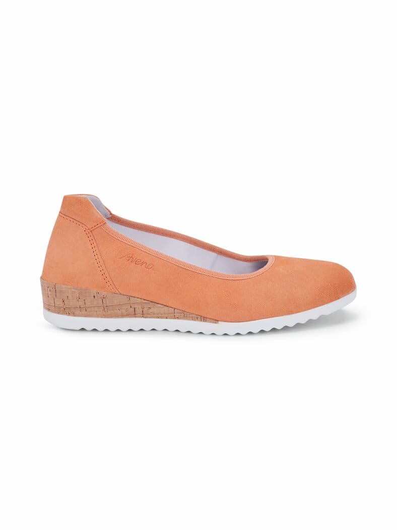 Hallux-Slipper Keilabsatz Apricot