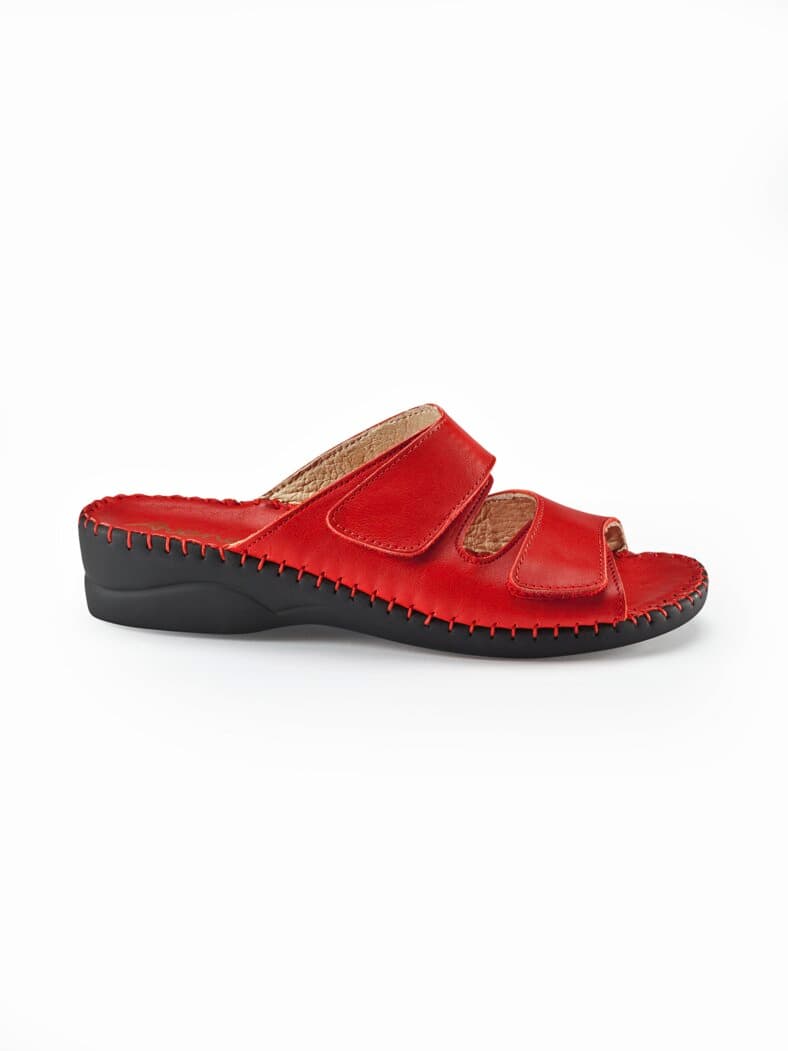 Supersoft-Pantolette Rot