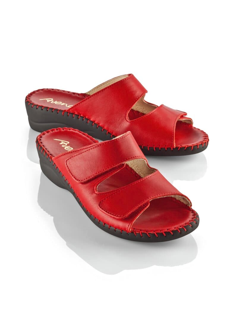 Supersoft-Pantolette Rot