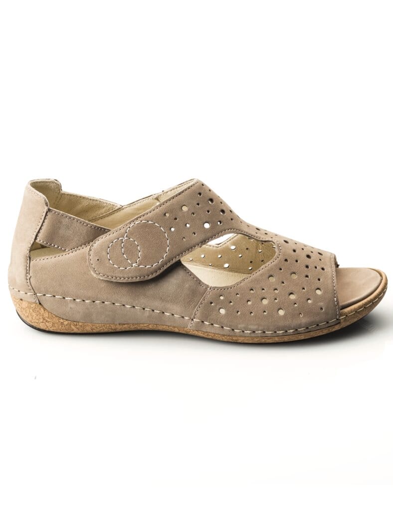 Waldläufer-Sandalenschuh Ibiza Taupe