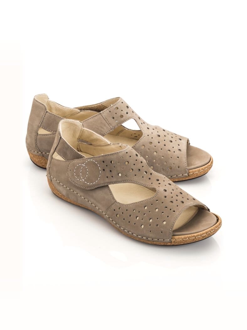 Waldläufer-Sandalenschuh Ibiza Taupe