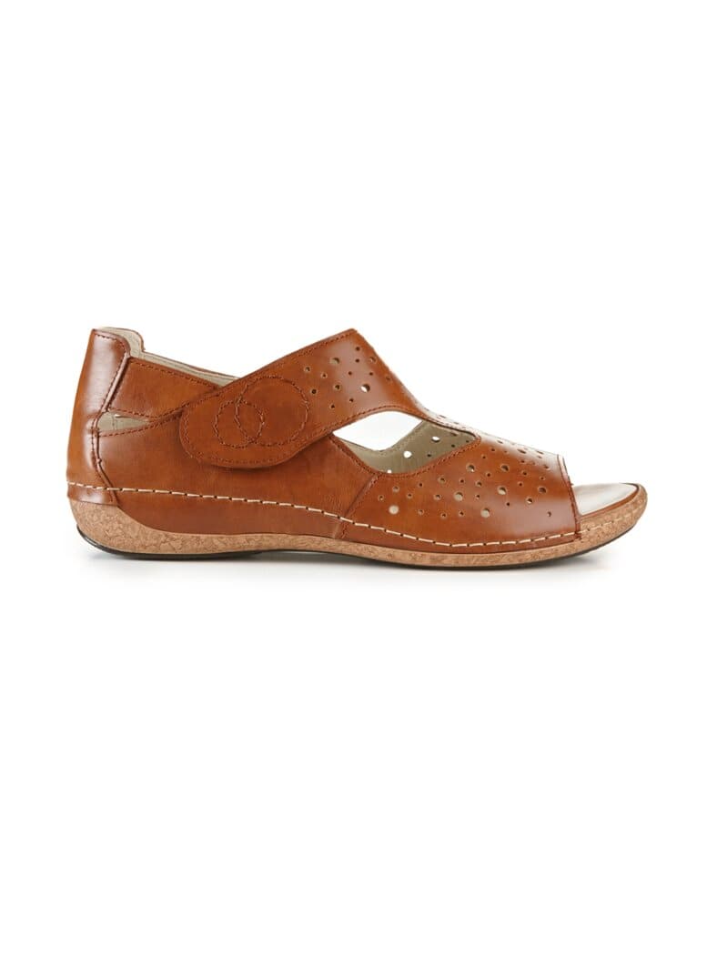 Waldläufer-Sandalenschuh Ibiza Cognac