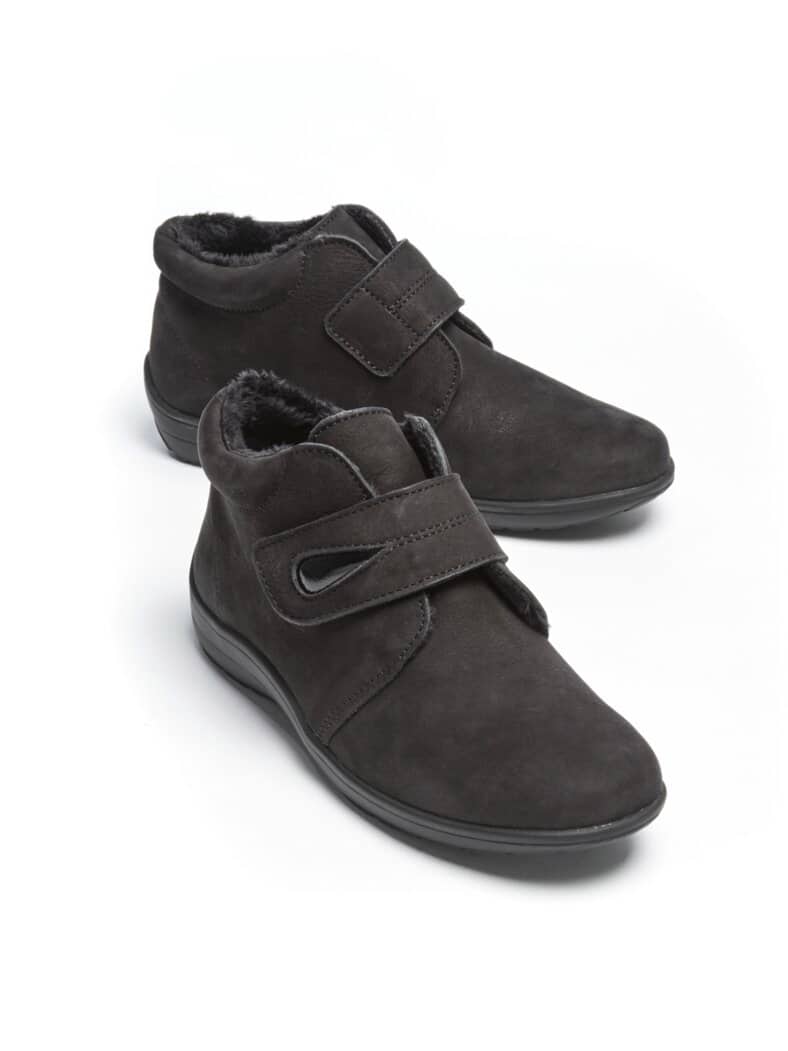 Klett-Bootie Federleicht Schwarz