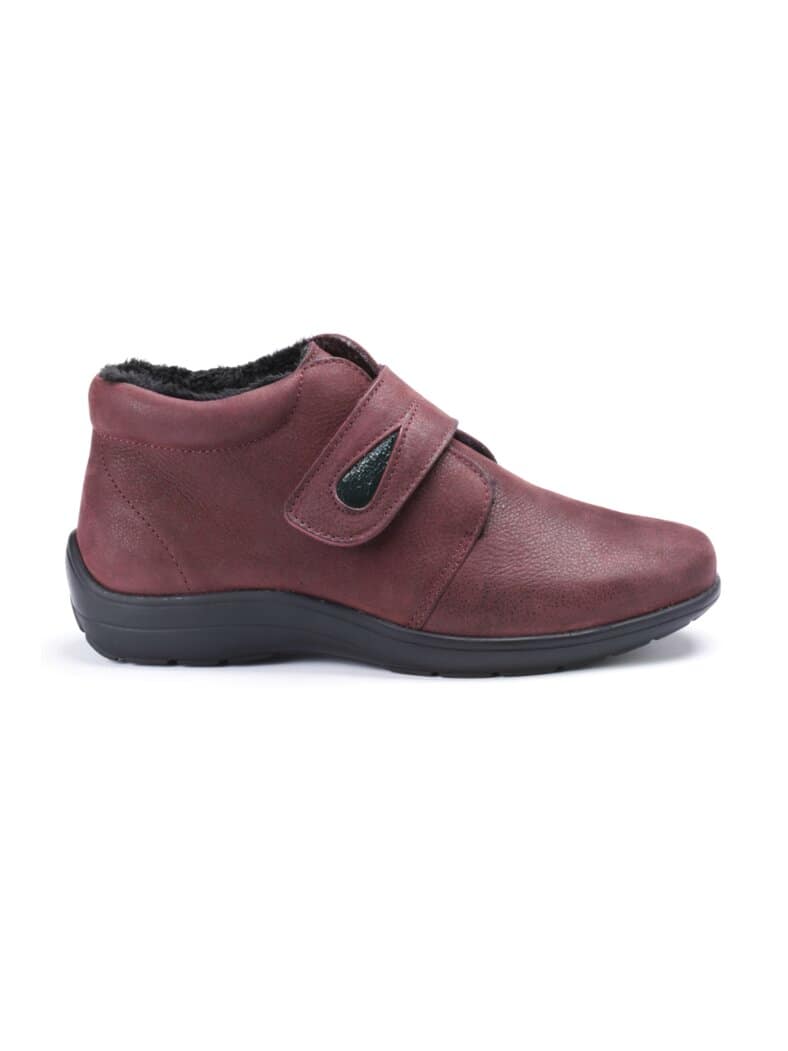 Klett-Bootie Federleicht Bordeaux