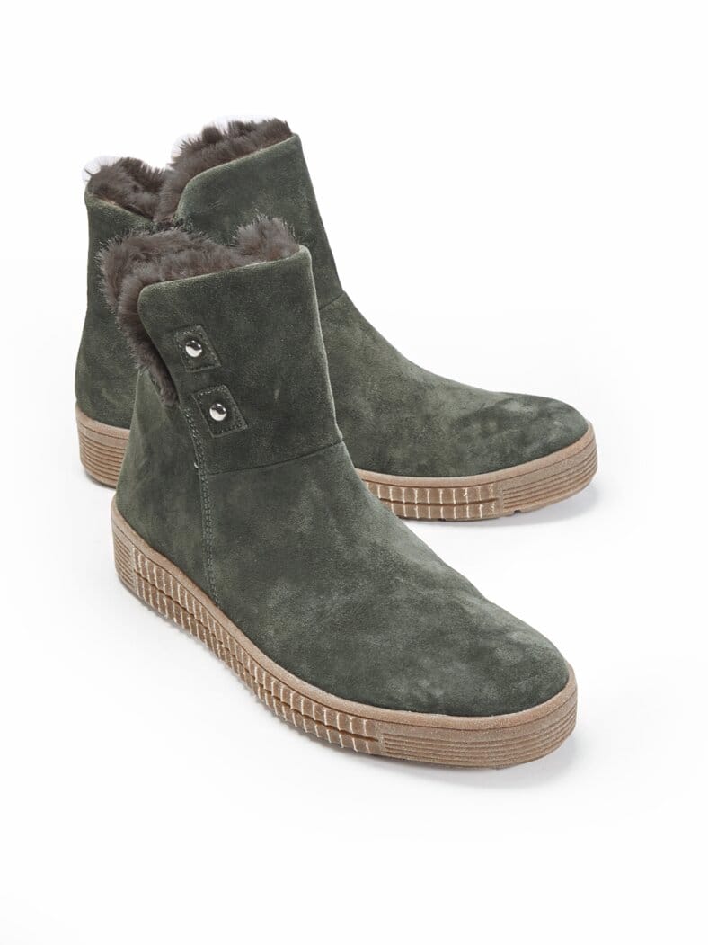 Thermo-Bootie Rutschsicher Grün