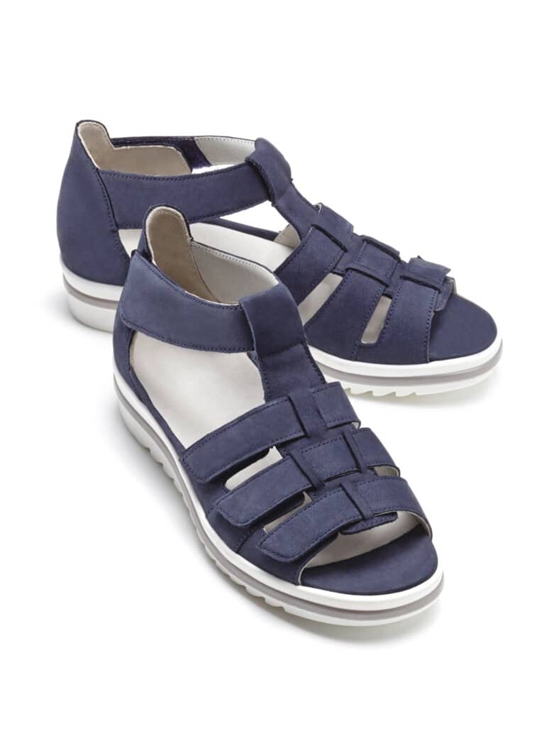 Waldläufer-Luftpolster-Sandale Rom Marine