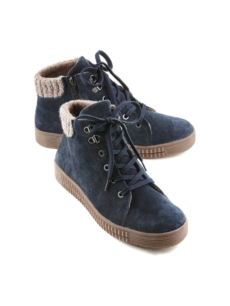 Thermo-Boots Reißverschluss Marine