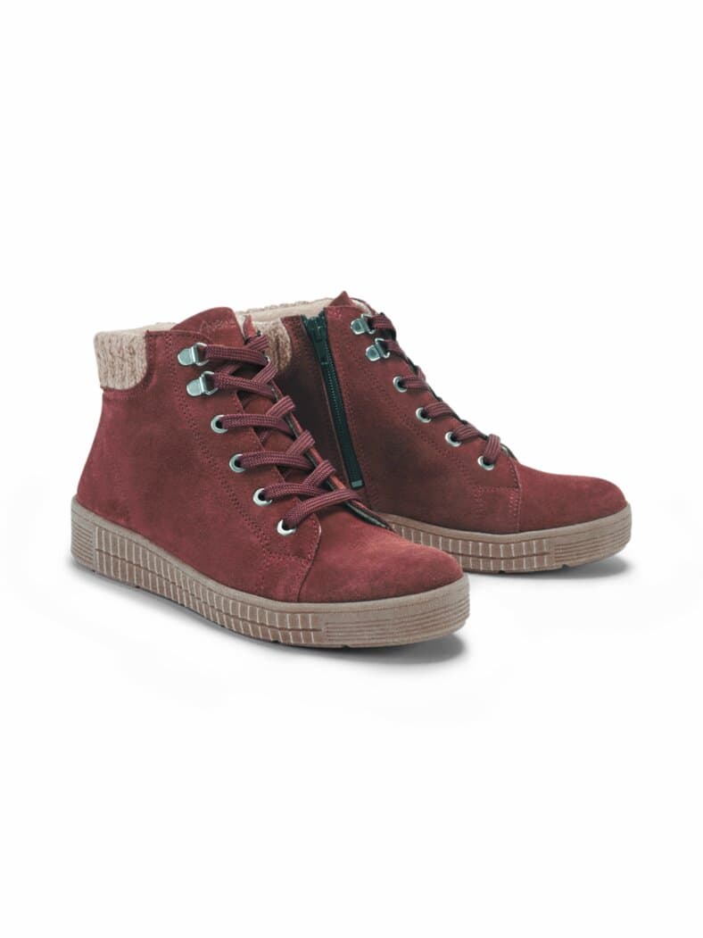 Thermo-Boots Reißverschluss Bordeaux