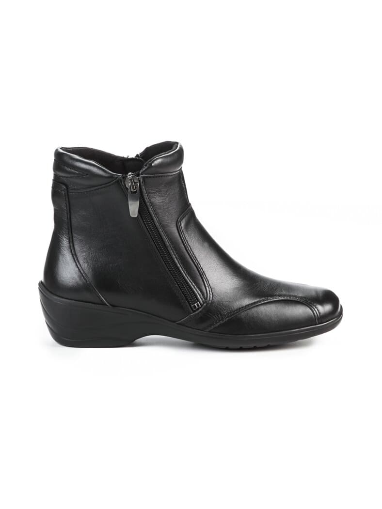 Hallux-City-Stiefelette Schwarz
