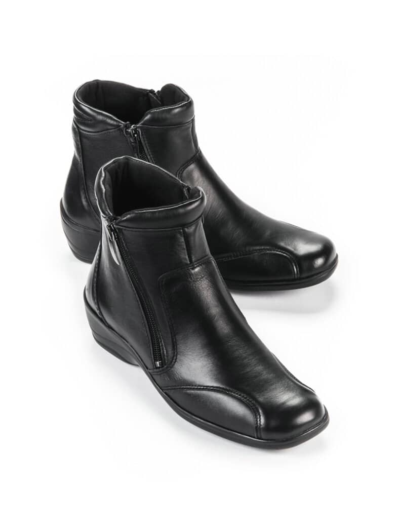 Hallux-City-Stiefelette Schwarz