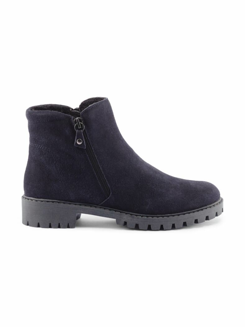 Hallux-Stiefelette Kuschelweich Blau