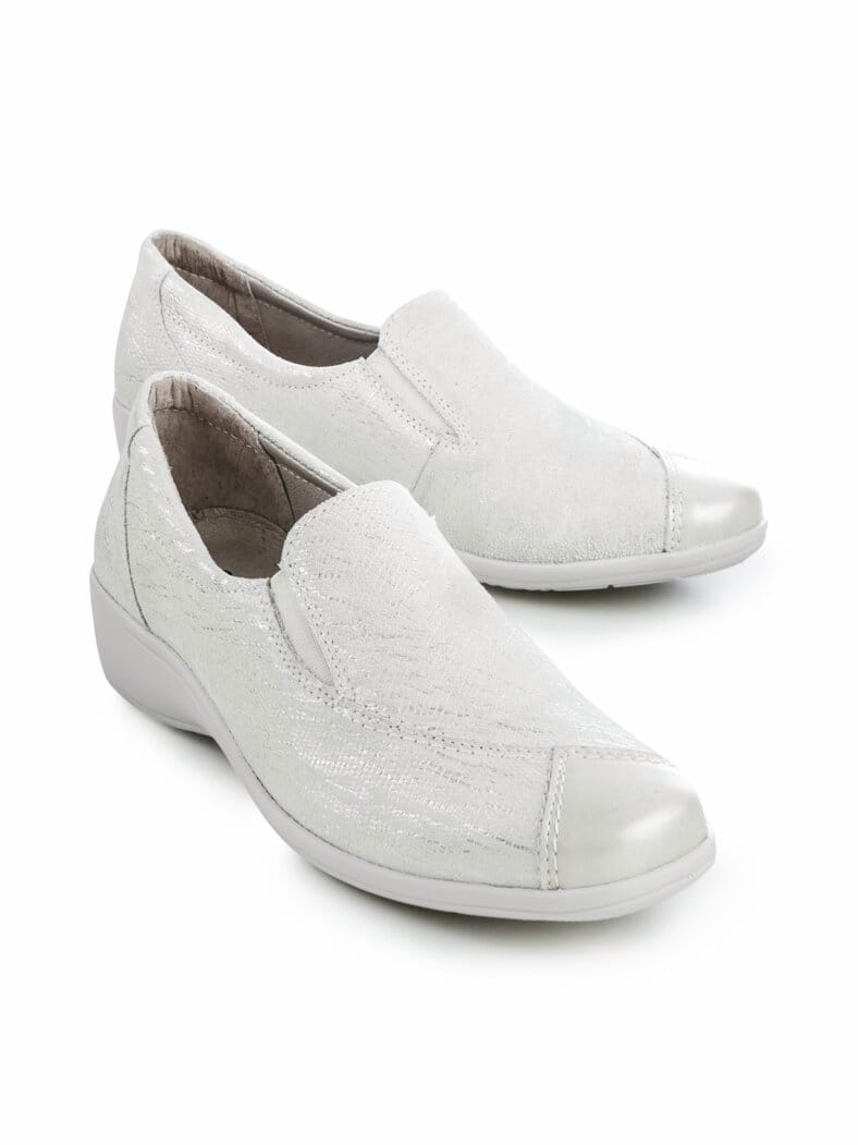 Leichtbequem-Slipper Weiß