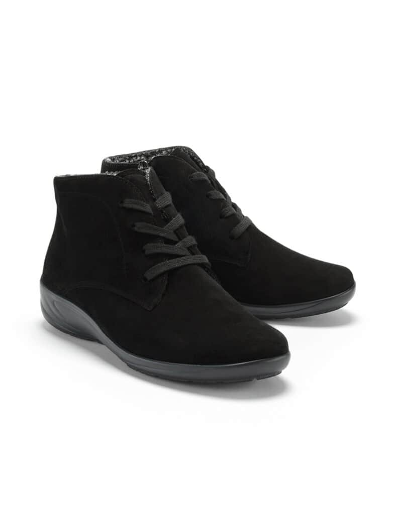 Hallux-Stiefelette Soft Bequemweite Schwarz