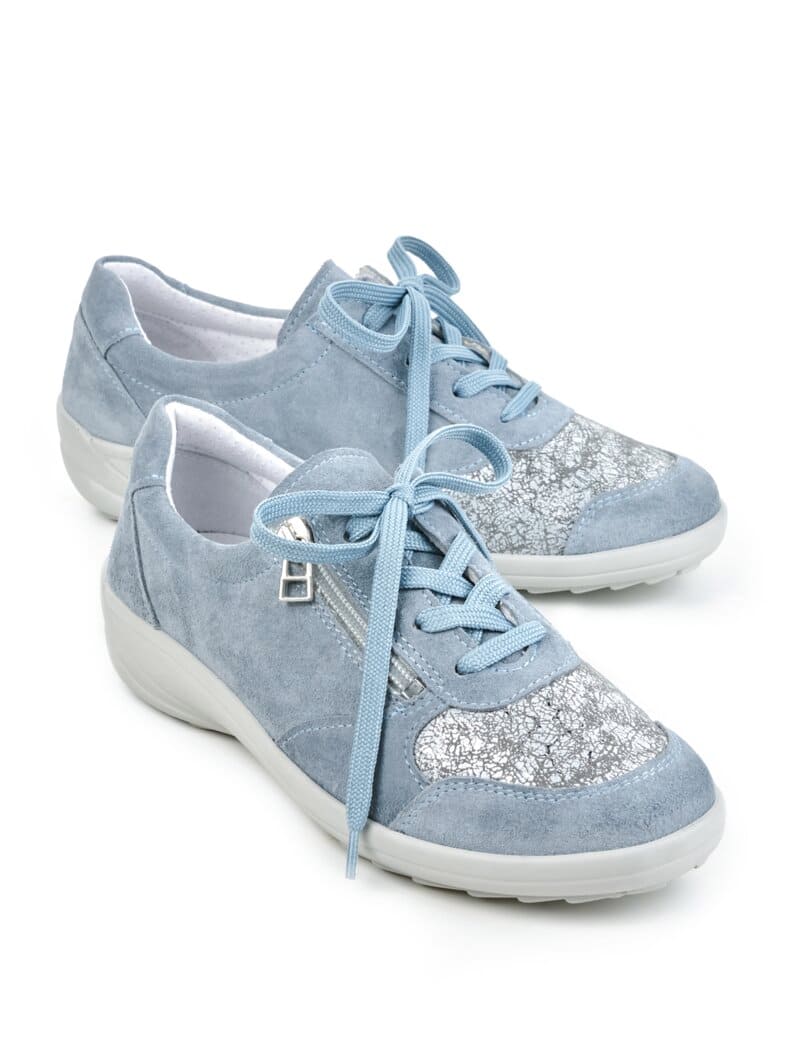 Hallux-Reißverschluss-Schnürer Jeansblau