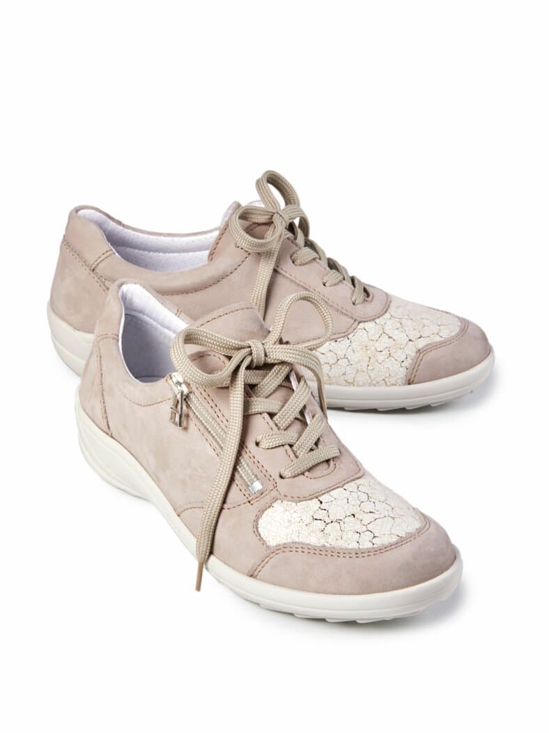 Hallux-Reißverschluss-Schnürer Beige