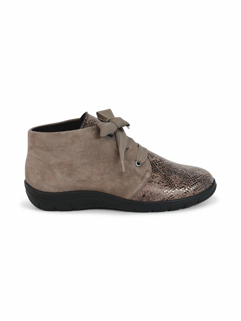 Hallux-Lupo Stiefelette Comfort Taupe