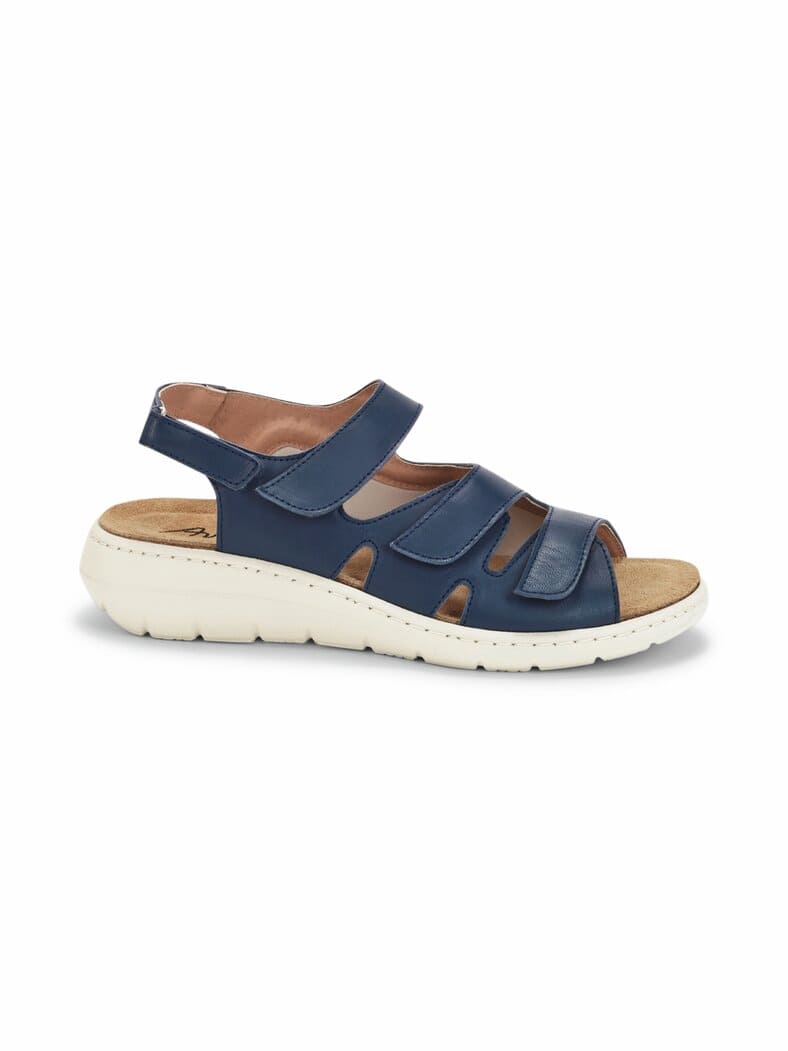 Hallux-Sandale Stretcheinsatz Marine