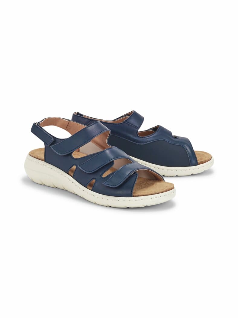 Hallux-Sandale Stretcheinsatz Marine